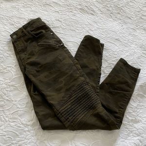 Zara Camo Pattern Jeans